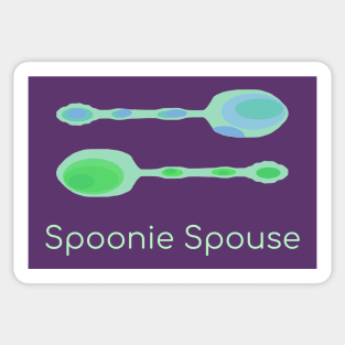 Spoonie Spouse! (Light Green) Sticker